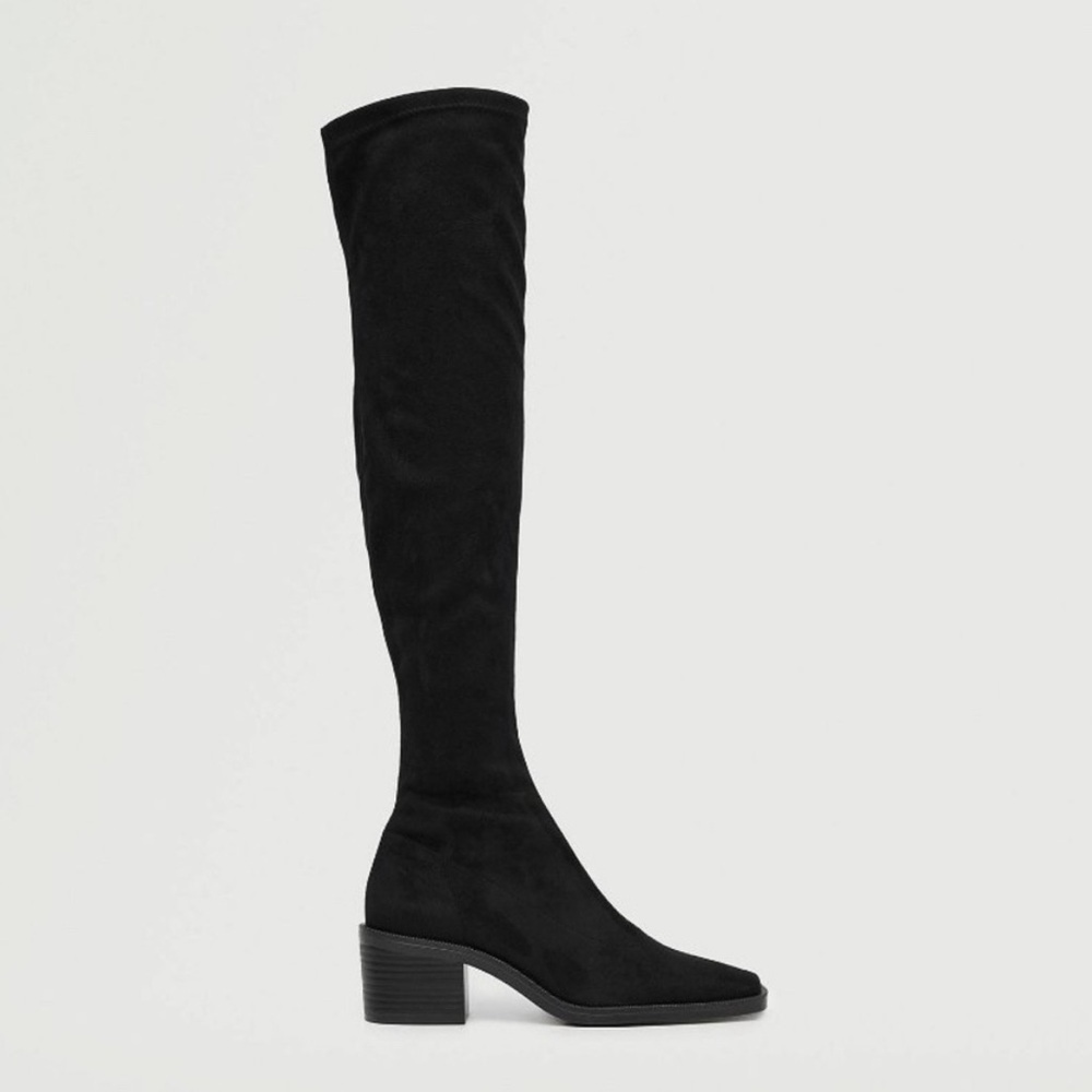 Mango | Tall slim over the knee boots | Black | Women 9.5 | EU 41